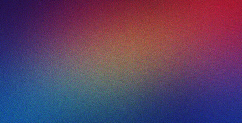 Canvas Print - abstract blue red pink style with gradient texture and blur noise, effect, clean