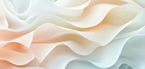 Wall Mural - clean and smooth gradient background with pastel tones, perfect for a calming modern design.