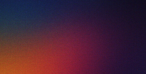 Wall Mural - Navy Orange Purple gradient background featuring noise and grainy with abstract, texture, minimal style