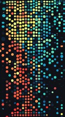 Wall Mural - futuristic dotted mesh pattern with gradient transitions for sleek digital designs