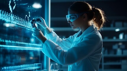 high-tech genetic innovation a futuristic laboratory view