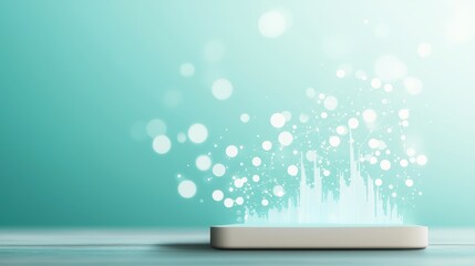 Wall Mural - big data ai enhanced financial analytics dashboard displaying complex big data insights.