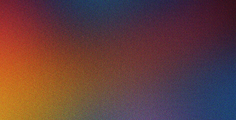 Canvas Print - pink yellow blue deep gradient background featuring texture and effect with noise, soft, modern styl