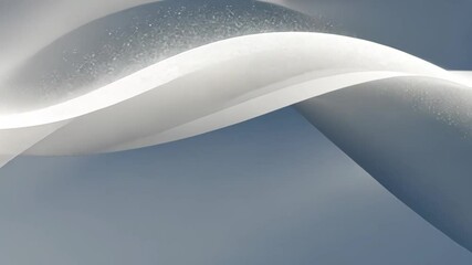 Wall Mural - elegant white and blue abstract background with smooth flowing curves and subtle gradients in a clea