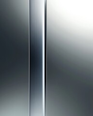Wall Mural - A silver and black object with a line running through it