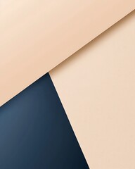 Wall Mural - A blue and tan background with a white line in the middle