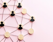 © praewpailyn - Connecting ideas through network fosters innovation and solutions for various business challenges. This visual represents collaboration and growth