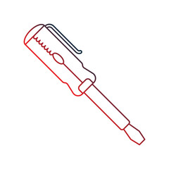 tester gradient outline icon with white background vector stock illustration