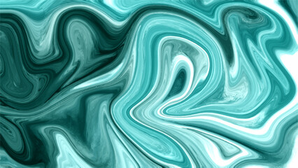 Aufkleber - Abstract wavy Liquid marble textured background. Elegant wavy Liquify Pattern. Texture of black and blue marble pattern modern style Liquid background. soft waves and black fabric liquid metallic art
