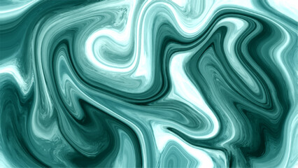 Aufkleber - Abstract wavy Liquid marble textured background. Elegant wavy Liquify Pattern. Texture of black and blue marble pattern modern style Liquid background. soft waves and black fabric liquid metallic art