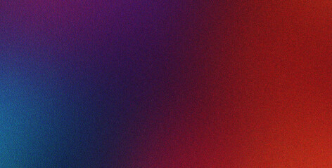 Canvas Print - minimalist background in purple navy red with gradient and soft effect blur, noise, artistic style