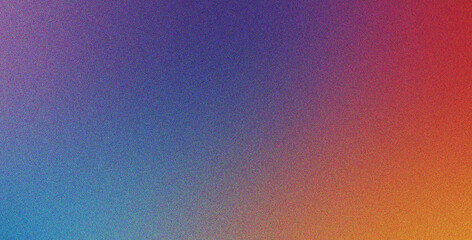 Canvas Print - abstract blue red purple style with texture and noise blur soft, gradient, minimal