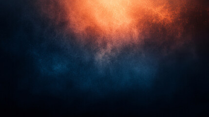 Wall Mural - Striking dark blue and orange background with a beautiful gradual color change creating a bold and dynamic visual impact for artistic expression.