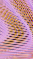 Aufkleber - A purple 3D wave pattern with a textured surface, evoking illusions of depth and technology in a minimal, modern design.......
