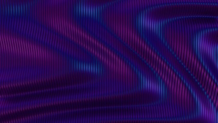 Aufkleber - Swirling metallic waves in pink, purple, and blue create a dynamic, futuristic abstract design with fluid lines and vibrant energy........