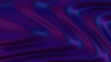 Poster - Swirling metallic waves in pink, purple, and blue create a dynamic, futuristic abstract design with fluid lines and vibrant energy........