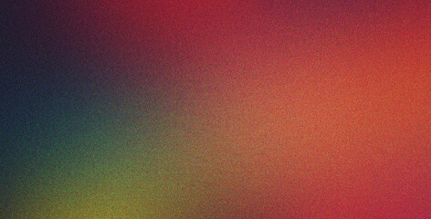 Canvas Print - grainy gradient effect in blue pink yellow tones with abstract, noise, creative style