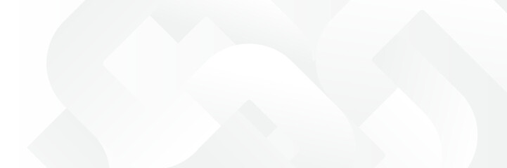 Wall Mural - abstract white geometric banner design background.