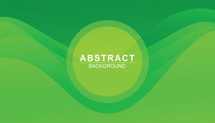 Aufkleber - Abstract green wave background. fluid shapes composition. wave elements with fluid gradient shapes. green background