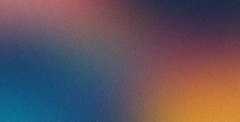 Canvas Print - grainy abstract effect in yellow purple pink blue tones with gradient, soft, creative style