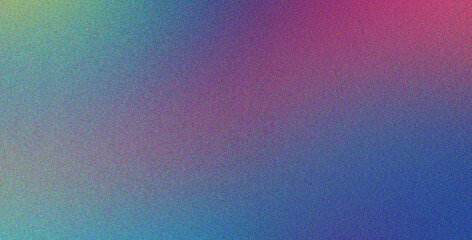 Canvas Print - abstract pink blue cyan style with gradient texture and grainy blur noise, effect, digital
