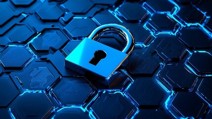 Wall Mural - d rendering of cyber attacks, data security concept, and computer protection against cyber crime and