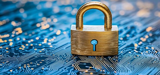 Wall Mural - the concept of cybersecurity services encompasses motherboard safety, authentication networks, ai re