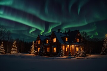 night in the mountains
