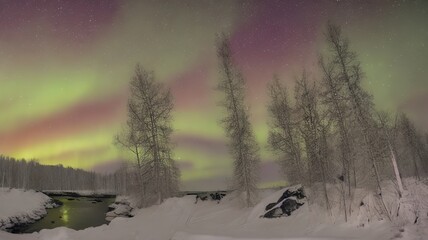 night in the mountains
