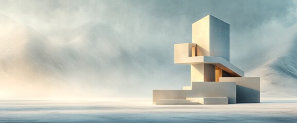 Poster - Modern abstract building design