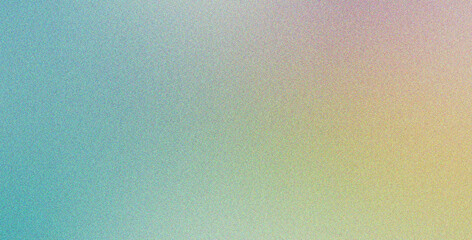 Wall Mural - yellow cyan pink blur background with gradient overlay noise effect texture, soft, creative style