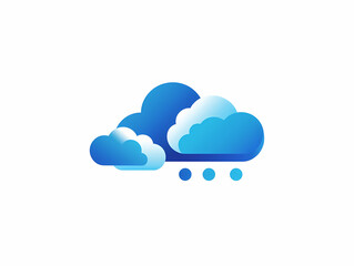 cloud storage scalable vector logo design