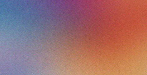 Canvas Print - gradient effect in pink purple orange tones with noise soft, texture, stylish style