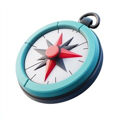 compass, illustration. isolated on white