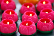 © robertharding - Pink lotus flower candles symbolising human growth and development, at the Thean Hou Temple, Kuala Lumpur, Malaysia
