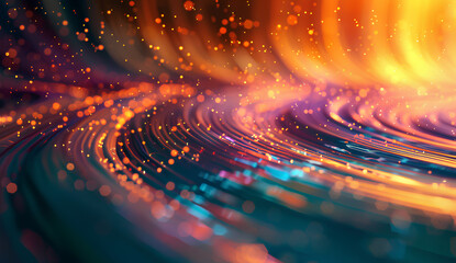 Wall Mural - abstract blurred background with abstract elements of the universe and stars.