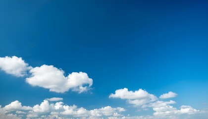 Aufkleber - blue sky and clouds with copy space.