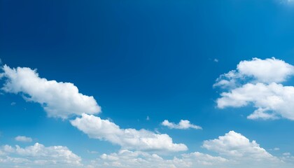 Aufkleber - blue sky and clouds with copy space.