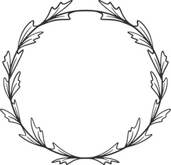  Circle Wreath Ornament