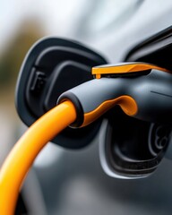 Poster - Next-Gen Electric Mobility Sleek Urban Charging Interface Revolutionizing Sustainable Transportation with High-Performance EV Infrastructure
