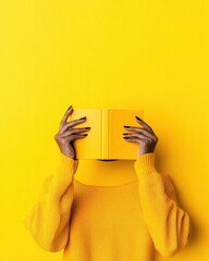 Aufkleber - Vibrant Minimalist Learning Gen Z Digital Immersion and Creative Knowledge Absorption - Monochromatic Educational Lifestyle Concept for Modern Learners