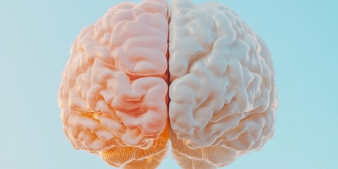 Poster - Neuroaesthetic Insights Pioneering Mental Health Visualization with Hyper-Realistic Brain Hemispheric Contrast - Cognitive Performance and Wellness Innovation