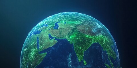 Aufkleber - Next-Gen AI Global Intelligence Hyper-Connected Digital Mapping of Planetary Data Flows with Quantum-Enhanced Visualization and Sustainable Technological Insights