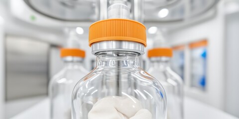 Poster - Precision Nutrition Science Clean Lab Glassware with Advanced Ingredient Testing - Next-Gen Wellness Technology for Personalized Health Innovation