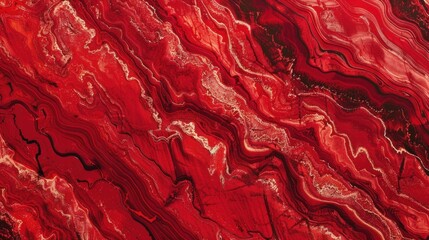an abstract red pattern with fluid lines and soft curves.