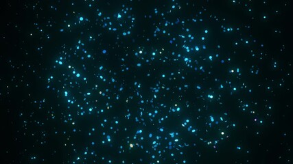 Wall Mural - glowing particles dynamically align to form a futuristic map of paraguay. the animation features rot