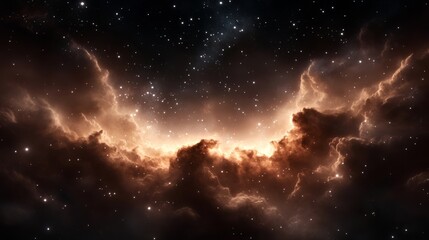 Wall Mural - Cosmic event unveils mysterious planet in space sky stunning visuals from universe’s edge