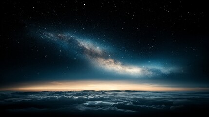 Wall Mural - Cosmic journey through space planetary wonders sky view enchanted universe celestial exploration