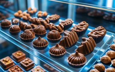 a delectable array of exquisitely crafted chocolate treats