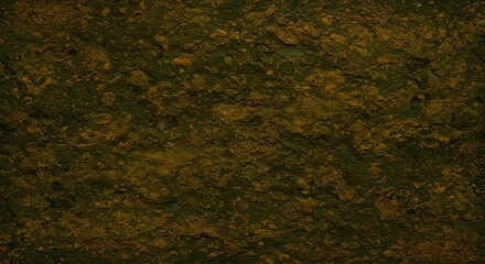 Aufkleber - Dark green and yellow grunge texture background with rough surface